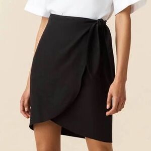 NWT / Vetta Tencel Wrap Skirt with Tulip Hem